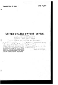 Imperial Cup Design Patent D 63265-2