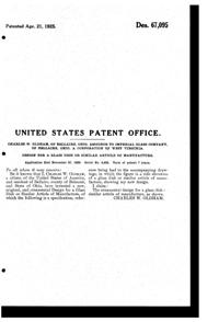 Imperial # 711 Bowl Design Patent D 67095-2