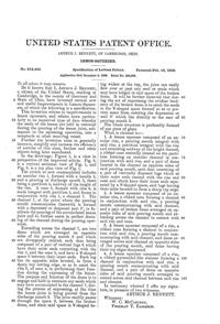 Cambridge #2674 Reamer Patent  912443-2