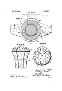Cambridge Flower Frog Insert Patent 1606687-2