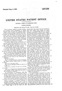Cambridge Candlestick & Bobeche Patent 1817834-2