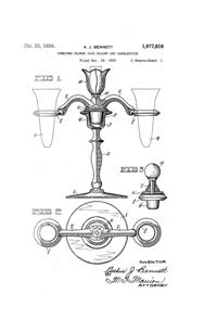 Cambridge Candlestick & Arms Patent 1977816-1