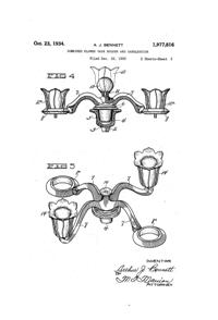 Cambridge Candlestick & Arms Patent 1977816-2