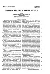 Cambridge Candlestick & Arms Patent 1977816-3