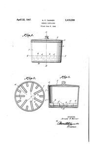 Cambridge #1570 Cheese Preserver Jar Patent 2419299-1