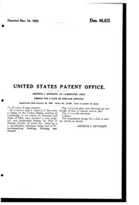 Cambridge # 500 Honeycomb Bowl Design Patent D 66825-2