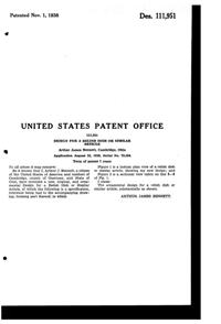 Cambridge #3600 Martha Relish Design Patent D111951-2
