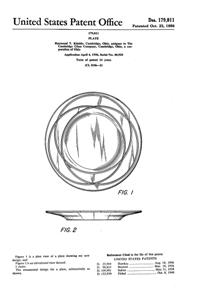 Cambridge Wedding Rings Engraving on Plate Design Patent D179011-1