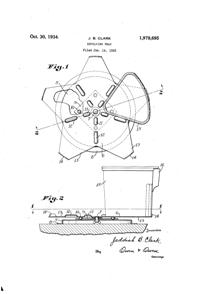 Indiana # 500 Revolving Tray Patent 1978695-1