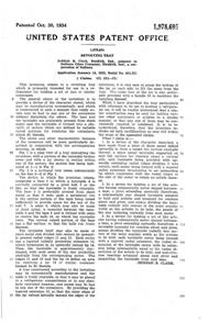 Indiana # 500 Revolving Tray Patent 1978695-2