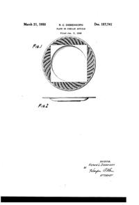 Indiana Plate Design Patent D157741-1