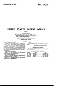 Indiana Sundae Design Patent D166381-2