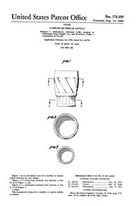 Indiana Tumbler Design Patent D178499-1