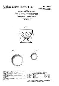 Indiana Sherbet Design Patent D178500-1