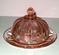 Hocking Colonial Butter Dish