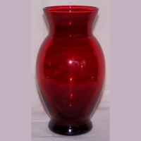 Hocking Royal Ruby Vase