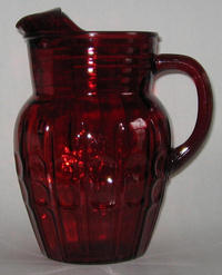 Anchor Hocking Royal Ruby High Point Pitcher