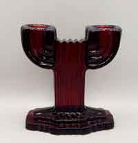 Hocking Queen Mary Two Light Candlestick