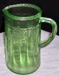 Hocking Cameo Syrup Pitcher
