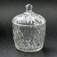 Hocking Pineapple Sugar with Clear Lid
