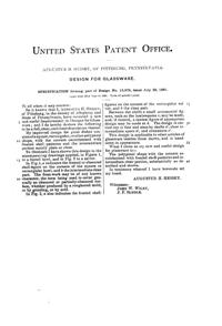 Duncan  Shell & Tassel Bowl & Cake Stand Design Patent D 12372-2