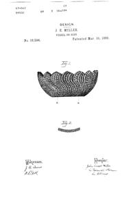 Duncan & Miller Bowl Design Patent D 16594-1