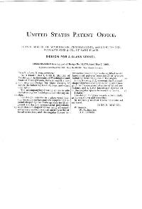 Duncan & Miller Sugar and Lid Design Patent D 24276-2