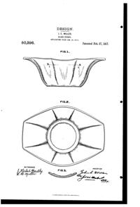 Duncan & Miller #  91 Bowl Design Patent D 50396-1
