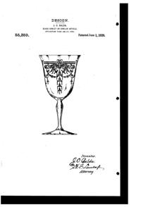Central Etch Design Patent D 55359-1