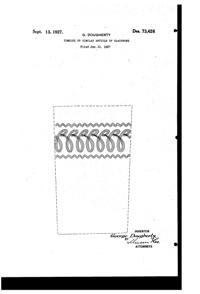 Morgantown Tumbler with Needle Etch Design Patent D 73426-1