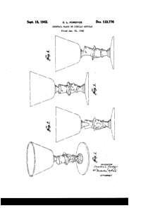 Morgantown Top Hat Design Patent D133776-1