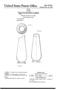 Morgantown #3010 Oddball Pitcher Design Patent D213331-1