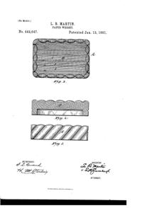 Fostoria Paperweight Patent  444647-1