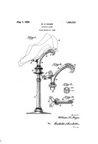 Fostoria Shoe Display Stand Patent 1680226-1