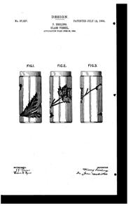 Fostoria Vessel Design Patent D 37037-1