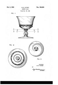 Fostoria #2630 Century Sherbet Design Patent D160356-1