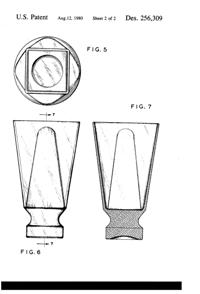 Fostoria #2936 Transition Tumblers Design Patent D256309-3