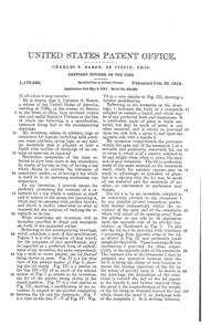 U. S. Glass Jug Patent 1173546-3