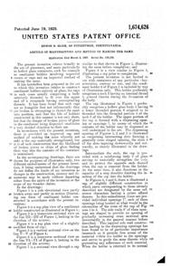 U. S. Glass Shaker Patent 1674626-2