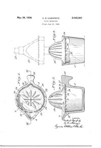 U. S. Glass #15359 Reamer Set Patent 2042341-1