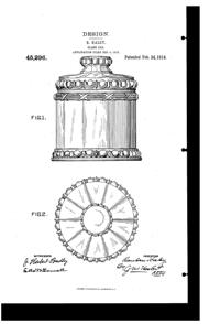 U. S. Glass Jar Design Patent D 45296-1