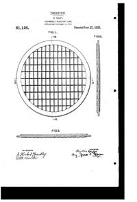U. S. Glass Lens Design Patent D 61136-1