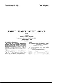 U. S. Glass Goblet Design Patent D159046-2