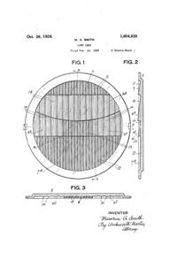 McKee Lens Patent 1604935-1