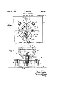 McKee Juicer Mold Patent 1908861-1
