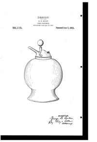 McKee Dispenser Design Patent D 58110-1