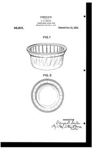 McKee Bowl Design Patent D 58201-1