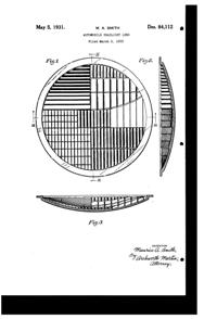 McKee Lens Design Patent D 84112-1