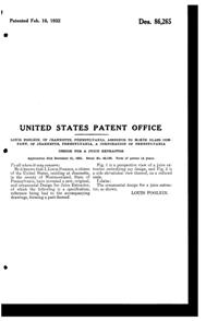 McKee Reamer Design Patent D 86265-2