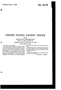 McKee Lens Design Patent D101145-2